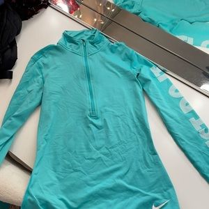 Nike Dri fit long sleeve half zip